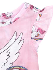 Girls Unicorn Llama Pajamas 2-Pack