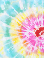 Girls Tie Dye Unicorn Pajamas