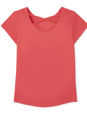 Girls Graphic Cross Back Top