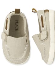Zapatos náuticos sin cordones para bebés niños