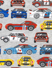 Baby And Toddler Boys Racecar Snug Fit Cotton Pajamas 2-Pack