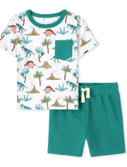 Conjunto de 2 piezas Dino para niños pequeños