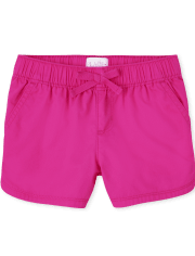 Girls Twill Pull On Shorts