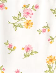 Lot de 2 pantalons à fleurs pour bébé fille