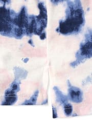 Girls Tie Dye Tie Front Tank Top