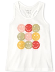 Girls Graphic Racerback Tank Top