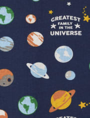 Baby And Toddler Boys Space Snug Fit Cotton One Piece Pajamas 2-Pack