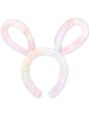Girls Faux Fur Bunny Ears Headband