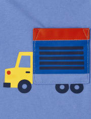Pack de 3 camisetas estilo camionero para niños pequeños