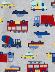 Pack de 3 camisetas estilo camionero para niños pequeños