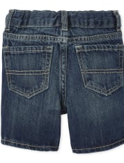 Baby And Toddler Boys Rigid Denim Shorts 2-Pack