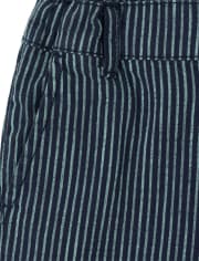 Baby And Toddler Boys Striped Chino Shorts