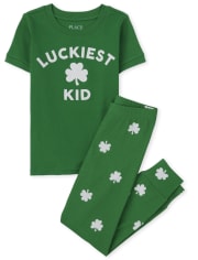 Kids St. Patrick's Day Snug Fit Cotton Pajamas