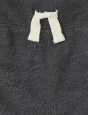 Paquete de 2 pantalones jogger de polar uniforme para niños pequeños