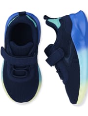 Zapatillas deportivas de malla ombré para niños pequeños