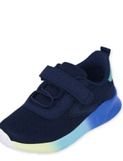 Zapatillas deportivas de malla ombré para niños pequeños