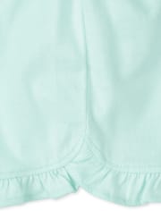 Lot de 4 shorts à volants pour bébé fille