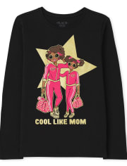 Girls Cool Like Mom Graphic Tee