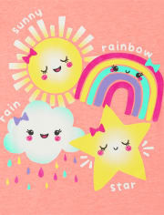 Toddler Girls Weather Graphic Tee