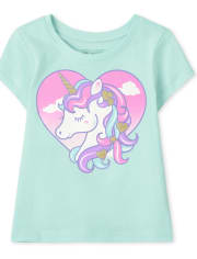 Toddler Girls Unicorn Graphic Tee