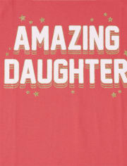 Girls Daughter Graphic Tee