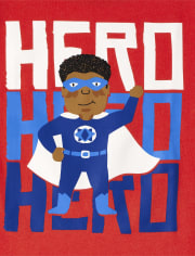 Baby And Toddler Boys Hero Graphic Tee