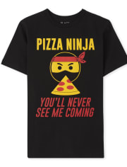 Boys Pizza Ninja Graphic Tee