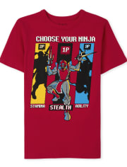 Camiseta con gráfico Ninja para niños