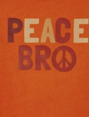 Boys Peace Bro Graphic Tee