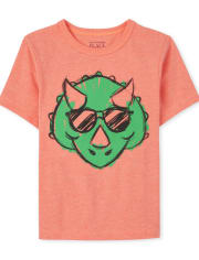 Camiseta con gráfico de Dino para bebés y niños pequeños