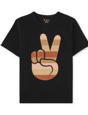 Camiseta con gráfico Peace para niños