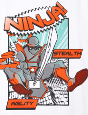 Boys Ninja Comic Graphic Tee