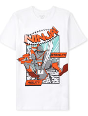 Boys Ninja Comic Graphic Tee