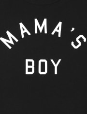 Camiseta gráfica de niño de la familia a juego de Mama's Boy