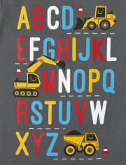 Toddler Boys Alphabet Graphic Tee