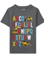 Toddler Boys Alphabet Graphic Tee
