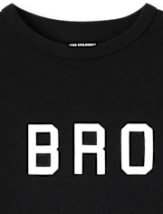 Camiseta con estampado Family Bro a juego para bebés y niños pequeños