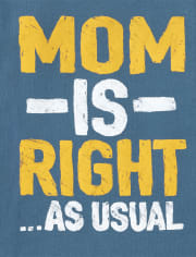 Baby And Toddler Boys Mom Graphic Tee