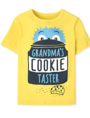 Baby And Toddler Boys Grandma Graphic Tee