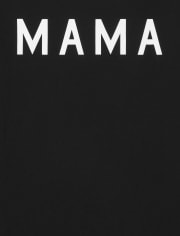 Womens Matching Family Mama Graphic Tee