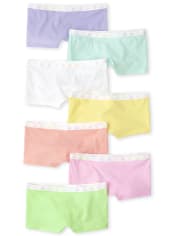 Paquete de 7 pantalones cortos para niñas