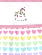 Paquete de 10 calzoncillos de unicornio para niñas