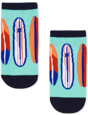 Boys Shark Ankle Socks 6-Pack