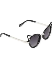 Girls Jeweled Cat Eye Sunglasses