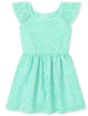 Baby And Toddler Girls Lace Dress