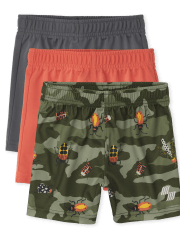 Toddler Boys Shorts 3-Pack