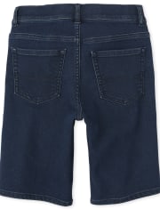 Boys Super-Soft Stretch Denim Shorts