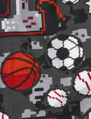 Boys Video Game Snug Fit Cotton Pajamas