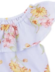 Baby Girls Mommy And Me Floral Ruffle Dress