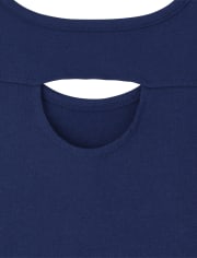 Girls Cut Out Tank Top